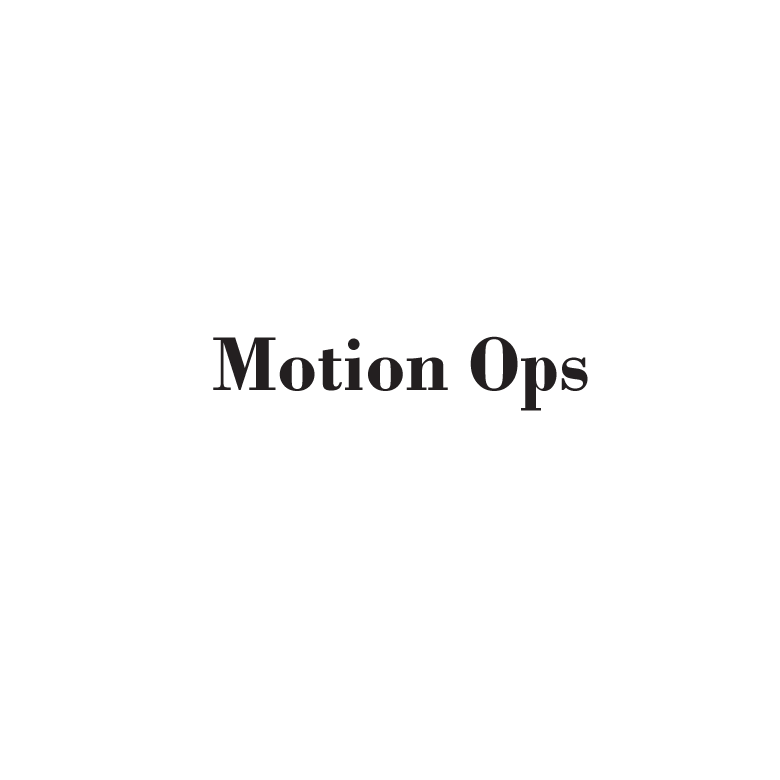 Motion Ops